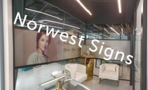 Window Graphic, Large Format Printing, Point of Sales Sign, Retail Sign