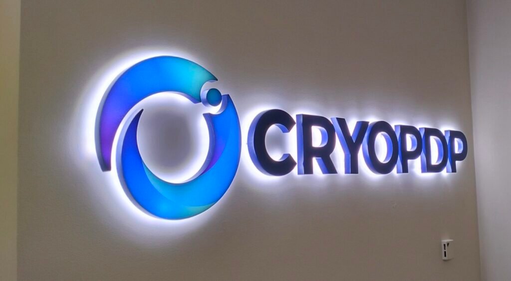 illuminated reception sign