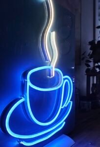 #neon sign #cafe sign