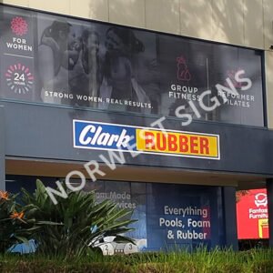 #window graphic #building sign