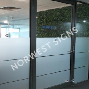 Office Frosting Norwest Signs