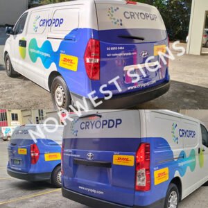 #work van sign #Norwest vehicle sign#vehicle sign the hills