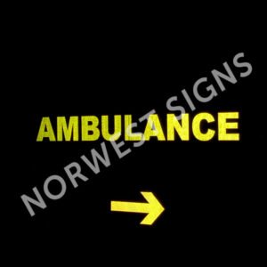 #reflective sign #emergency sign #norwest signs
