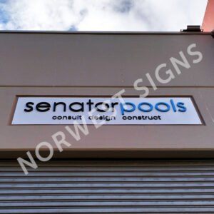 3D building sign