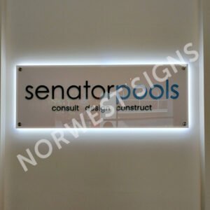 Holo Reception Sign