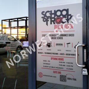 front door sign
